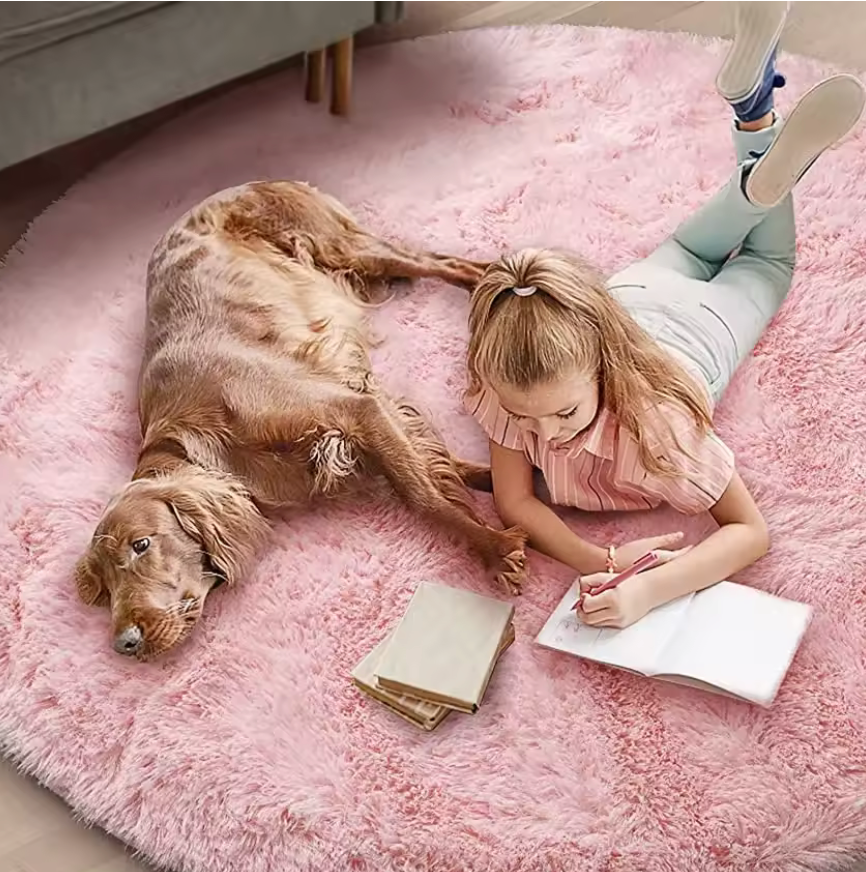Super Soft Round Floor Rugs - Home Decor for Child Comfort